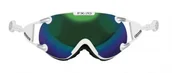 Gogle narciarskie - Casco Gogle narciarskie FX-70 Carbonic white green M - miniaturka - grafika 1