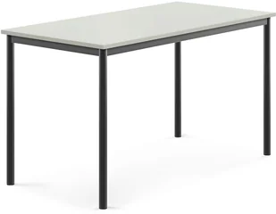 AJ Produkty Biurko SONITUS, 1400x700x760 mm, szary laminat, antracyt - Meble do szkół i przedszkoli AJ Produkty Biurko SONITUS, 1400x700x760 mm, szary laminat, antracyt - Meble do szkół i przedszkoli - miniaturka - grafika 1