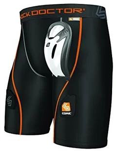 Shock Doctor Szorty z shockdoctor mężczyzn ochraniacz krocza kompresyjne Hockey BioFlex Cup, czarny, S 362-BK-S - Unihokej Shock Doctor Szorty z shockdoctor mężczyzn ochraniacz krocza kompresyjne Hockey BioFlex Cup, czarny, S 362-BK-S - Unihokej - miniaturka - grafika 1