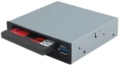 Huby USB - Sedna Ramki do zabudowy 6,3 cm (2,5") SSD/HDD-> 8,9 cm (3,5") Bay + usb3port SE-IHD-302-U - miniaturka - grafika 1