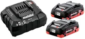 Akumulatory do elektronarzędzi - Metabo Zestaw zasilający 2 X LIHD 4,0 AH (685191000) Black Edition 685191000 - miniaturka - grafika 1