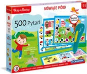 Zabawki interaktywne dla dzieci - Clementoni Mówiące pióro 500 pytań 50651 - miniaturka - grafika 1
