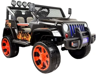 Super-Toys MEGA JEEP SUNSHINE, NAPĘD 4X4, WOLNY START/ MIĘKKIE KOŁA, BLUETOOTH, RADIO EXCLUSIVE/2388 S-2388-CZERWONY - Pojazdy elektryczne dla dzieci Super-Toys MEGA JEEP SUNSHINE, NAPĘD 4X4, WOLNY START/ MIĘKKIE KOŁA, BLUETOOTH, RADIO EXCLUSIVE/2388 S-2388-CZERWONY - Pojazdy elektryczne dla dzieci - miniaturka - grafika 2