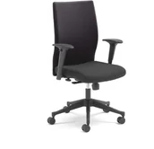 Podnóżki, podpórki, podkładki - AJ Czarne stylowe krzesło biurowe MILTON 122411 - miniaturka - grafika 1