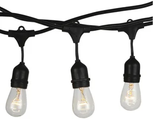 V-TAC Lampa, oprawa zwieszana, girlandy 10xE27 długość 5m 3698 - Lampy sufitowe - miniaturka - grafika 2