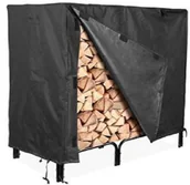 Akcesoria kominkowe - J.A.D. TOOLS J.A.D TOOLS Magazyn na drewno opałowe z plandeką - miniaturka - grafika 1