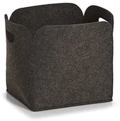 Pudła i pojemniki do przechowywania - Zeller 14369 kosz do przechowywania, wysokość, filcu, antracyt 14367 - miniaturka - grafika 1