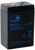 Akumulatory ogólnego zastosowania - Akumulator żelowy 6,0V/5Ah  MW - miniaturka - grafika 1