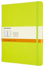 Moleskine Notes w twardej oprawie XL limonkowy w linie MOQP090C2 - Notesy i bloczki - miniaturka - grafika 2