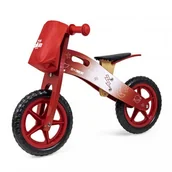 Rowerki biegowe - Sapphire Kids Rowerek biegowy Sapphire Kids Loopy drewniany czerwony ROWEREK_LOOPY_CZERWONY - miniaturka - grafika 1