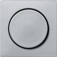 Wyłączniki światła i elektryczne - Merten Płytka centralna meg5250 0460 z pokrętłem, aluminium, system M 1563889 - miniaturka - grafika 1