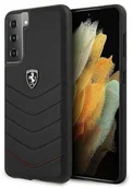 Etui i futerały do telefonów - Ferrari FEHQUHCS21MBK S21+ G996 czarny/black hardcase Off Track Quilted hurtel-68715-0 - miniaturka - grafika 1