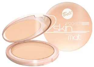 Bell Matujący puder z lusterkiem - 2 Skin Pocket Pressed Powder Mat Matujący puder z lusterkiem - 2 Skin Pocket Pressed Powder Mat - Korektory do twarzy - miniaturka - grafika 2