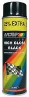 Farby i lakiery w sprayu - Motip Lakier Akrylowy Czarny Połysk 500ml - miniaturka - grafika 1