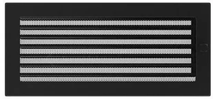 Kratki.pl KRATKA KOMINKOWA FRESH CZARNA 170X370 MM 37C/FRESH - Akcesoria kominkowe - miniaturka - grafika 2