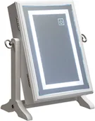 Pudełka i szkatułki - Szafka na biżuterię z lusterkiem i podświetleniem LED 168371 - miniaturka - grafika 1