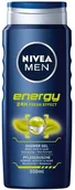 Żele pod prysznic dla mężczyzn - Nivea Men Energy żel pod prysznic 500ml 92489-uniw - miniaturka - grafika 1