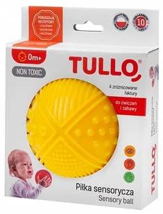 Tullo Duża Piłka Sensoryczna 4 Faktury 10cm - Zabawki sensoryczne - miniaturka - grafika 13