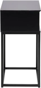 Actona Szafka nocna Mitra czarna/ czarna - Szafki do salonu - miniaturka - grafika 4