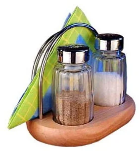 Practic Komplet 2 Pojemników Szklanych do soli i pieprzu Prsident Line - Pojemniki na przyprawy - miniaturka - grafika 2