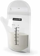 Worki do odkurzaczy - SUAVINEX Suavinex woreczek do przechowywania mleka do wyboru, biały z lejkiem x 25 - miniaturka - grafika 1