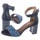 Sandały damskie - Maciejka Sandały Granatowe 04235-17/00-5 (MA494-b) para 36:1| - miniaturka - grafika 1
