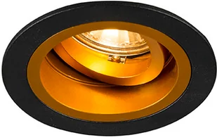 Zuma Line ZumaLine Lampa wpust CHUCK DL ROUND black/gold by 92702 - Lampy sufitowe - miniaturka - grafika 3