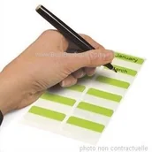 Przekładki do segregatorów - 3L 40 MM samoprzylepna Twin Index Register  sortowany kolorze (24 sztuk) 10532 - miniaturka - grafika 1