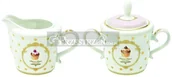 Cukiernice - Easy life nuova r2s KOMPLET - PORCELANOWA CUKIERNICA I MLECZNIK - ELEGANCE Cupcakes (1104 DOC) - miniaturka - grafika 1