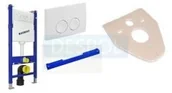 Stelaże i zestawy podtynkowe do WC - Geberit Zestaw 2 w 1 stelaż podtynkowy Do kompaktu WC + wsporniki 111.153.00.1+111.813.00.1. - miniaturka - grafika 1