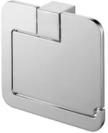 Stojaki i wieszaki na papier toaletowy - Bisk FUTURA SILVER Uchwyt WC Z KLAPKĄ CHROM 02991 - miniaturka - grafika 1