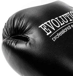 Evolution Rękawice bokserskie, Skóra syntetyczna RB21 czarny, 12 oz - Rękawice bokserskie - miniaturka - grafika 4