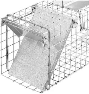 Wiesenfield Wiesenfield Pułapka na kuny lisy szczury 500 x 170 x 200 mm rozmiar oczek 25 x 25 mm WIE-AT-800 - Akcesoria do hodowli zwierząt - miniaturka - grafika 3