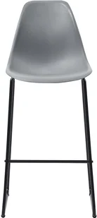 vidaXL 5-częściowy zestaw mebli barowych, plastik, szary 279763 - Stoły z krzesłami - miniaturka - grafika 7