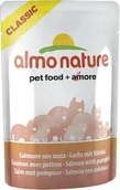Mokra karma dla kotów - Almo Nature Łosoś z dynią saszetka 24x55g - miniaturka - grafika 1