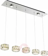 Lampy sufitowe - Globo Lighting Oświetlenie Amur Lampa Wisząca LED Chrom, 1-punktowy 49350-52H - miniaturka - grafika 1