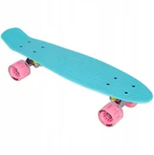 Deskorolki - Enero Deskorolka plastikowa 22 cale niebieska LED - miniaturka - grafika 1