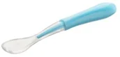 Sztućce dla dzieci - Akuku Łyżeczka silikonowa niebieska - miniaturka - grafika 1