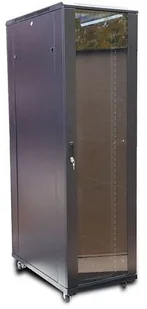 ExtraLink 42U 600x800 Czarna Szafa rack stojąca EX.8628 - Szafy rack - miniaturka - grafika 2