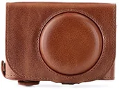 Akcesoria fotograficzne - MegaGear megagear "zawsze gotowa" prawdziwej skóry torba na aparat  łatwy w instalacji, statyw i pracy w firmie obwodowej akcesoria  kompatybilny ze Leica C typ 112, brązowy MG1287 - miniaturka - grafika 1