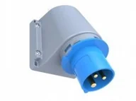 Inne akcesoria elektryczne - Ospel Wtyk przemysłowy stały odbiornikowy 32A 3p/FE - miniaturka - grafika 1