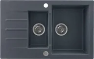 Zlewozmywaki - Kernau KGS A 6079 1,5B1D graphite - miniaturka - grafika 1