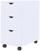 Komody - vidaXL Szafka z szufladami, 33 x 45 x 60 cm, biała - miniaturka - grafika 1