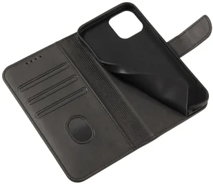 Hurtel Futerał etui portfel z klapką do iPhone 12 Pro / iPhone 12 czarny - Etui i futerały do telefonów Hurtel Futerał etui portfel z klapką do iPhone 12 Pro / iPhone 12 czarny - Etui i futerały do telefonów - miniaturka - grafika 7
