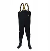 Inne akcesoria dla wędkarzy - Pros Spodniobuty Wodery Czarne Wędkarskie rozm.48 - miniaturka - grafika 1