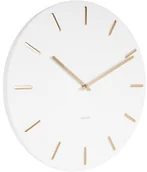 Zegary - Karlsson Zegar ścienny Charm white with gold battons by KA5716WH - miniaturka - grafika 1