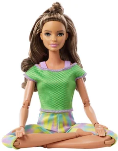 Mattel Lalka Made to Move gimnastyczka joga GXF05 FTG80_GXF05 - Lalki dla dziewczynek Mattel Lalka Made to Move gimnastyczka joga GXF05 FTG80_GXF05 - Lalki dla dziewczynek - miniaturka - grafika 5