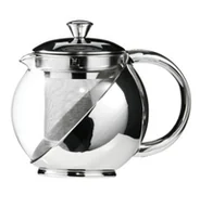 Dzbanki i imbryki - Premier Housewares Premier housewares dzbanek do herbaty z sitkiem do herbaty, 700 ML, stali nierdzewnej i szkła 0602374 - miniaturka - grafika 1