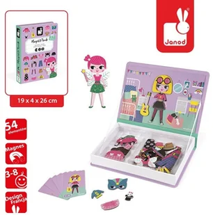 Janod Magnetyczna układanka Kostiumy Dziewczynka Magnetibook kolekcja 2018, J02718 - Układanki dla dzieci Janod Magnetyczna układanka Kostiumy Dziewczynka Magnetibook kolekcja 2018, J02718 - Układanki dla dzieci - miniaturka - grafika 3