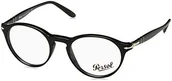 Okulary przeciwsłoneczne - Persol po 3092 V, okrągły octan męskie okulary, , 50, , czarny, 0PO3092V 9014 - miniaturka - grafika 1